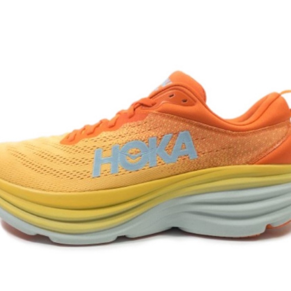 Hoka Bondi men’s size 10M, orange